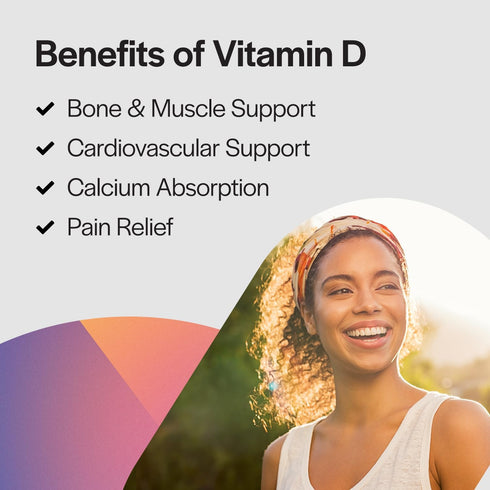 PureFormulas Liquid Vitamin D 25 mcg (1,000 IU) Drops for Daily Health, Non-GMO Vegetarian, 0.75 fl oz