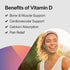 PureFormulas Liquid Vitamin D 25 mcg (1,000 IU) Drops for Daily Health, Non-GMO Vegetarian, 0.75 fl oz