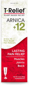 T-Relief Arnica +12 Cream for Back Pain, Joint Soreness, Muscle Aches & Stiffness, Fast Acting Relief, 4 oz