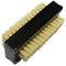 Wooden Nail Brush Cleaner Black X 1, 100% Natural Boar Bristle for Hand Finger Foot Toe Scrub Brush