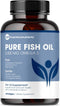 Pure Micronutrients Omega 3 Fish Oil Supplement, EPA/DHA Fatty Acids, 120 Softgels - Burpless with Lemon for Heart,