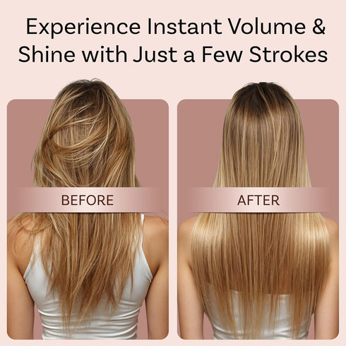 Lily England Vented Hair Brush for Blow Drying, Easy Detangling Hairbrush for Women, Rose Gold