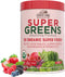 Country Farms Organic Super Greens Berry Flavor Drink Mix, 50 Organic Super Foods, 5g Fiber, USDA Organic