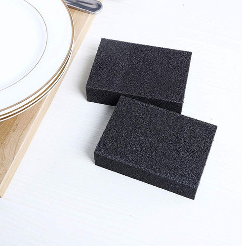 2 Pcs uxcell Scouring Pads, Non-Scratch Scouring Sponge Scrub Pads 4" x 2.8" for Dishwashing and Kitchens