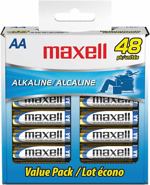 MXLAA48BOX 48PK - Maxell AA Batteries Box
