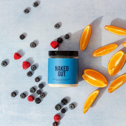 NAKED Gut Daily Gut Health Supplement, 40 Servings for Digestive Support, Vegan & Hypoallergenic