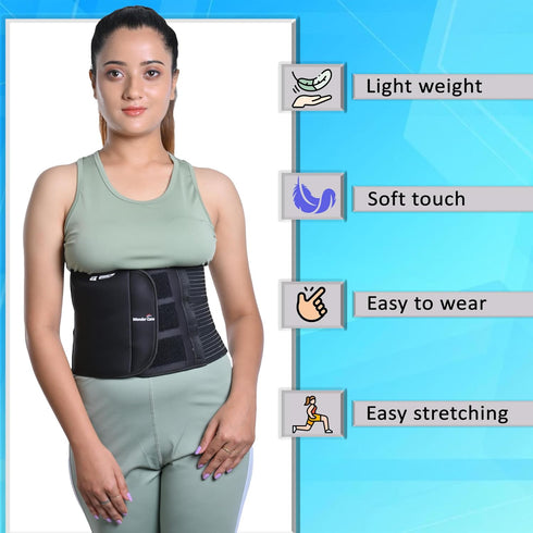 Wonder Care Lower Waist Support Belt, Abdominal Binder for Women After C-Section, Slim Elastic Maternity Tummy Trimmer