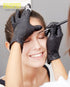 PACIFIC PPE 6-mil Black Nitrile Disposable Gloves, Food-Safe, Powder-Free, Cleaning, Textured Fingertips, Latex-Free,
