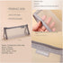 Mesh Cosmetic Bag - Portable Clear Makeup Bags Mesh Zipper Pouch for Home Office Travel Accessories (2PCS)