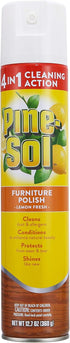 Pine-Sol Furniture Polish Aerosol, Lemon Scent - Wood Furniture Polish Spray Gives You