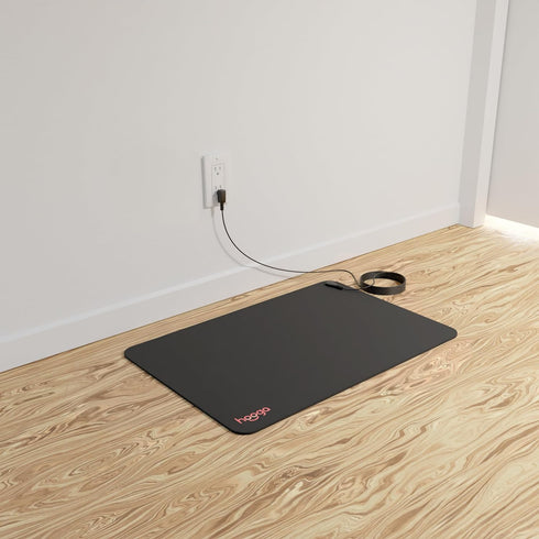 Hooga Grounding Mat for Sleep, Energy, Pain Relief, Indoor Grounding Therapy with 15 Foot Cord