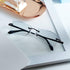 LifeArt Blue Light Blocking Glasses, Computer Reading Glasses, Anti Blue Rays, Stylish Rimless Frame