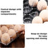 Merkaunis 120 12 Count 3x4 Pcs Plastic Egg Cartons Cheap Bulk, Grids Clear Empty Egg Cartons, Reusable Egg Trays Clear
