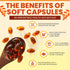 Hochornk 2 1 Skin-300 Pumpkin Seed Oil Capsules, in Pumpkin Seed Oil for Hair Growth with Saw Palmetto, Promotes Scalp