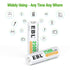 EBL AA Batteries, 10 Counts, 2500mAh, 1.2V High Performance, Precharged Ni-MH Rechargeable