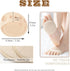 4 Pairs Ball of Foot Cushions Forefoot Cushion Pads for Women High Heels Reusable Metatarsal Foot Pads for Pain Relief Invisible Honeycomb Fabric Forefoot Pads Soft Toe Pads for Heels