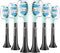 Aoremon Replacement Brush Heads for ExpertClean, ProtectiveClean 4100 5100 6100, 6 Pack, Black