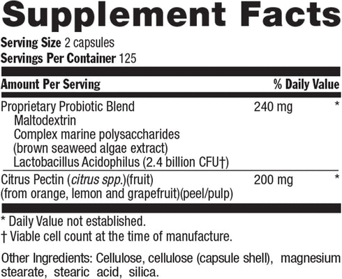 Country Life Dairy-Free Acidophilus with Pectin, 2.4 Billion CFUs, 250 Vegan Capsules, Certified Gluten Free, Certified Vegan