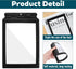 Yuomeaz 3 12 7.6 X Full Page Magnifier for Reading, in Plastic Magnifying Sheet, Lightweight Portable Magnifying Page