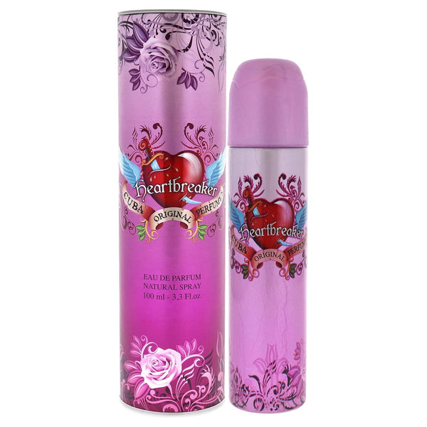 Cuba Heartbreaker Eau De Parfum Spray for Women, 3.4 Ounce