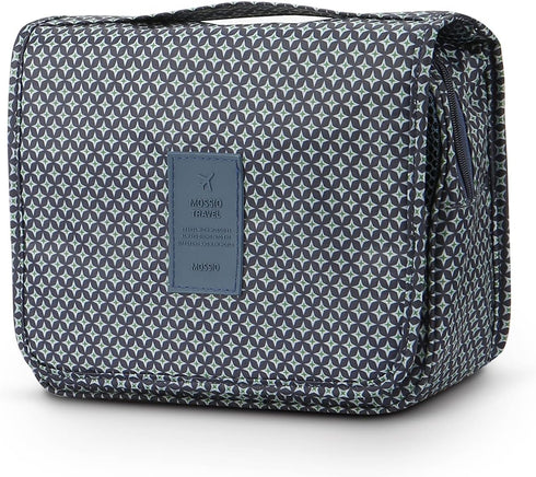Mossio Hanging Toiletry Bag, Large Cosmetic Makeup Travel Organizer for Men & Women with Sturdy Hook