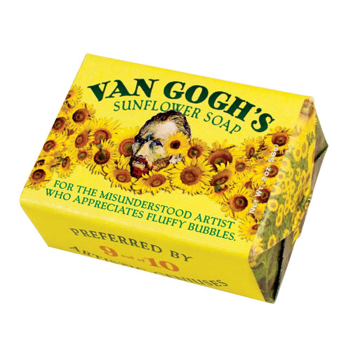 Vincent Van Gogh Sunflower Soap, Made in the USA