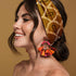Karma Bee Headband for Women - Wide Fabric Headband and Stretchy Hair Scarf - Light Blue