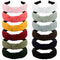 VELSCRUN 12 Pack Colorful Headbands - Non Slip Wide Girls Hair Accessories, Cute Boho Knotted Headbands