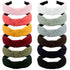 VELSCRUN 12 Pack Colorful Headbands - Non Slip Wide Girls Hair Accessories, Cute Boho Knotted Headbands