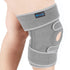 Nvorliy Plus Size Knee Brace for Pain Relief, Extra Large Adjustable Support with Side Stabilizers (3XL/4XL, Grey)