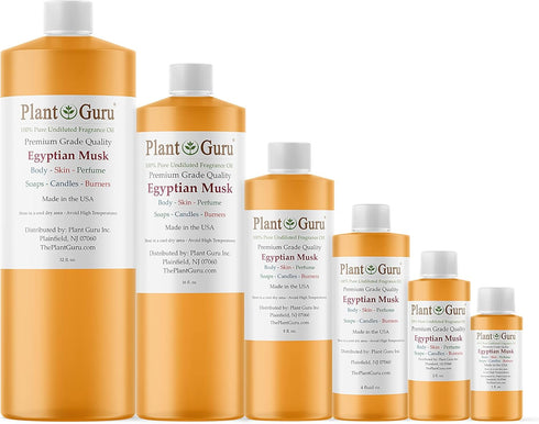Egyptian Musk Fragrance Oil 8 fl. oz. Scented Oil for Candles, DIY Soap Making, Bath Bombs, Body Butters, Aromatherapy.