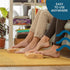 TheraFlow Foot Roller for Plantar Fasciitis Relief and Neuropathy Pain Relief for Feet - Wooden Foot Massager Roller