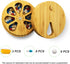Set 2 2 7-Day AM&PM of Bamboo Wood Pill Organizer for Medicine Vitamin Times a Day, Arthritis Friendly Pill Box Medium