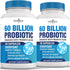NEW AGE Probiotics | 100% Natural Digestive Enzymes | 60 Billion CFU with Prebiotic Formula - Probiotics for Women and
