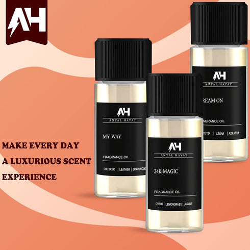 Essential Oil Scent for Diffusers - Hotel Scents My Way 20mL - Antal Hayat - Lemon, Sandalwood, Cedarwood & Iris