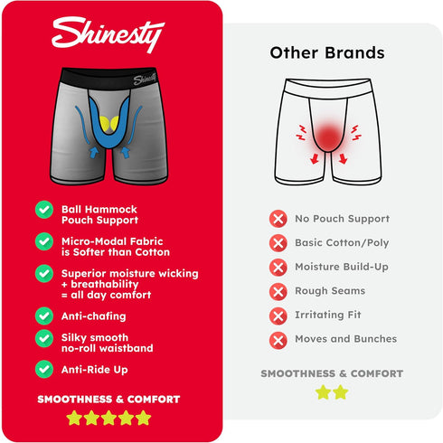 Hammock Shinesty Ball Boxer Brief - Pouch Underwear For Men with Fly