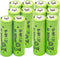12 Count Ni-MH AA 1800mAh Rechargeable Batteries 1.2V for Garden Landscaping Outdoor Solar Lights, String Lights
