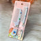 2 Piece Mini Hair Comb Set, Small Cute Anti-Static Fine Tooth Rat Tail Comb for Wet and Dry (Blue Ice Cream)