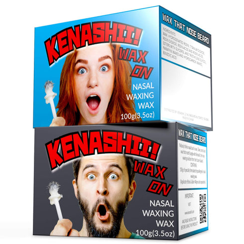 Nose Waxing Wax from Kenashii, 100g / 3.5 oz Hypoallergenic Wax for Nasal Hair Removal, Wipes Sold Separately