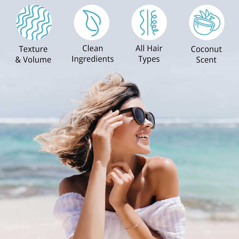 Sea Salt Spray for Hair - Natural & Organic Ingredients, Texturing Spray for Men & Women, Beach Wave Spray