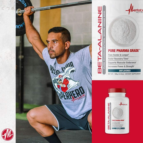 Metabolic Nutrition Beta Alanine, 100 Grams, Powder