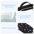 PACKISM 3 Pack TSA Approved Clear Toiletry Bag, Large Opening Makeup Bags, Quart-sized Travel Essentials, Black