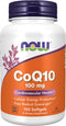 NOW Supplements CoQ10 100 mg, Pharmaceutical Grade, Cardiovascular Health, 150 Softgels