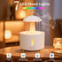 Missfly 300ml 360 Cloud Shape Cool Mist Humidifier Diffuser, Rotatable, Quiet Auto Safety Shutoff, Easy Refill Home