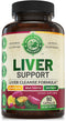 Advanced Liver Cleanse Detox & Repair Formula with Milk Thistle, 90 Pills for Men and Women, 512mg (45-Day Supply).