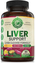 Advanced Liver Cleanse Detox & Repair Formula with Milk Thistle, 90 Pills for Men and Women, 512mg (45-Day Supply).
