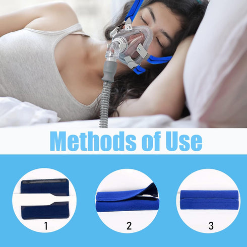 8 Pack Headgear Strap Covers, Soft Mask Strap Cushions for Reducing Indentation, Universal and Reusable