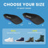 Plantar Fasciitis Inserts for Heel Pain Relief, Welnove Heel Cups for Achilles Tendonitis, Women's 10-13, Men's 9-12