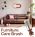 Thrymme 5.3 Inch Furniture Salve Brush, Leather Salve Brush for Furniture with Ergonomic Handle