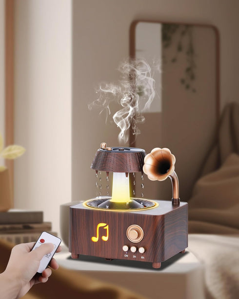 Kaaeiccr Essential Oil Diffuser, Humidifiers For Bedroom, 250ml Cool Mist Rain Diffuser, 7
